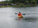 Besucher konnten sich auch Kajaks schnappen und testweise über den See paddeln